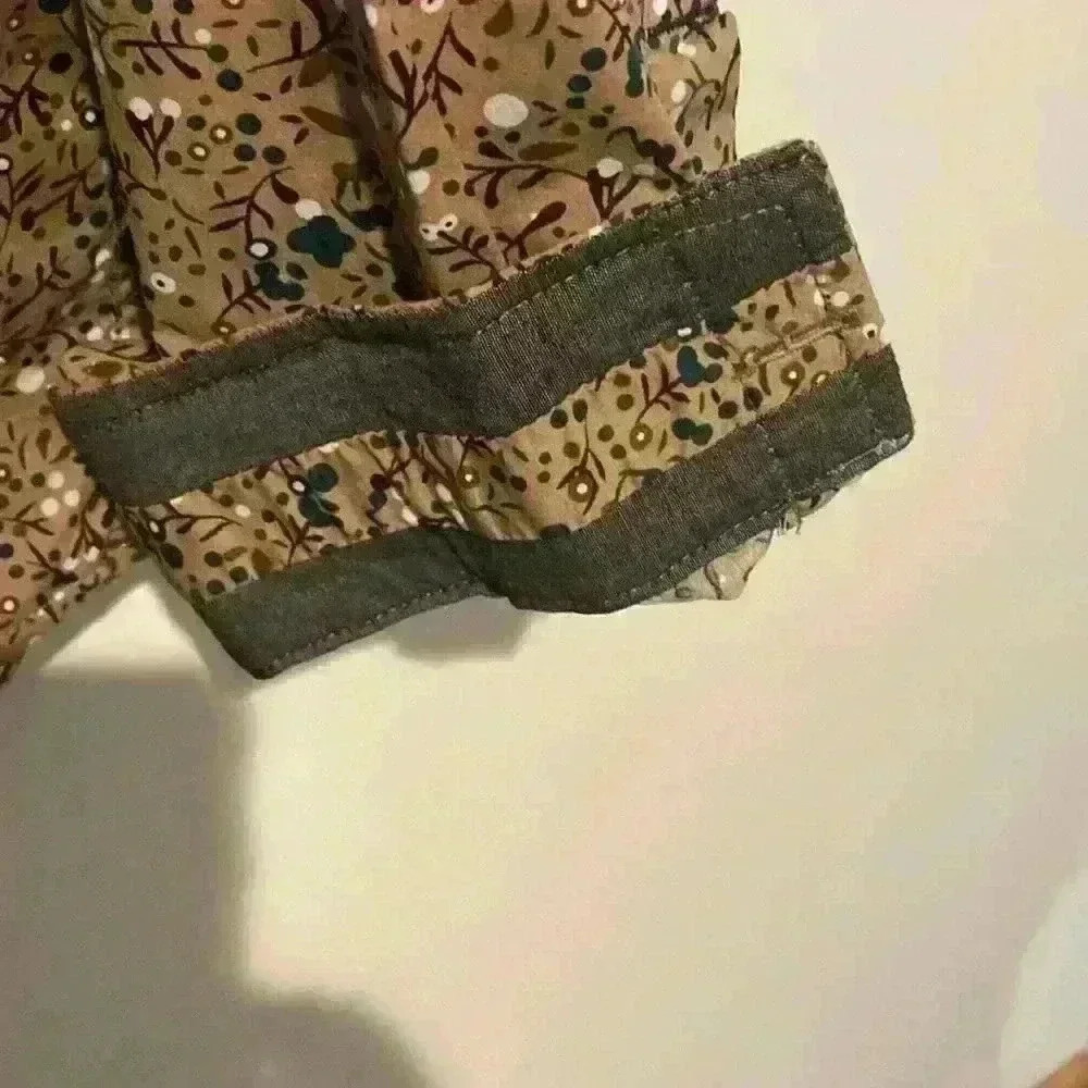 Descendant of Thieves by Bres Ladre men’s large brown w/floral limited edition - Picture 5 of 15